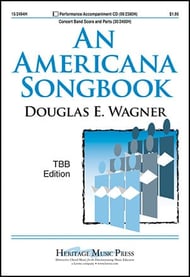 An Americana Songbook TBB choral sheet music cover Thumbnail